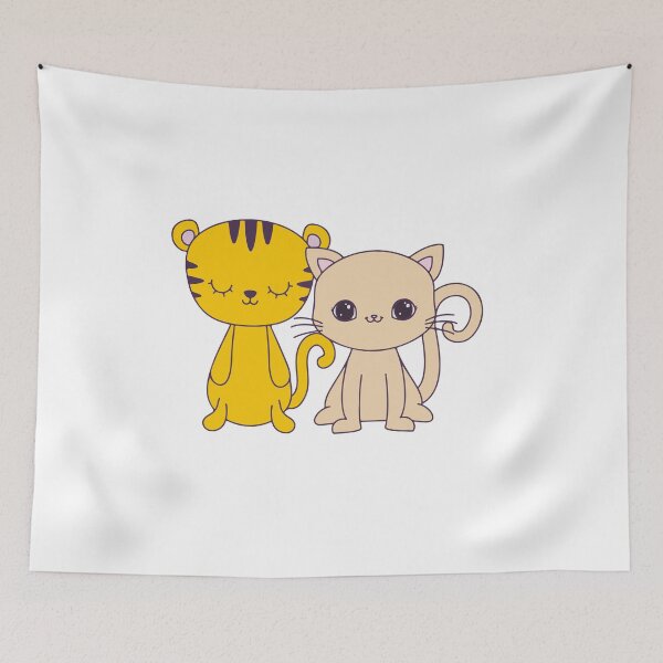 Item preview, cat vs tiger designed and sold by bhaktishendkar.