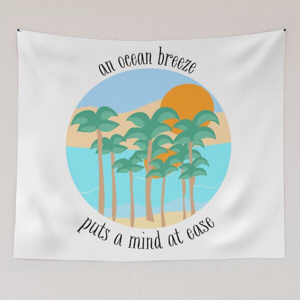 Item preview, An ocean breeze puts a mind at ease  designed and sold by Gabrielle Freitas.