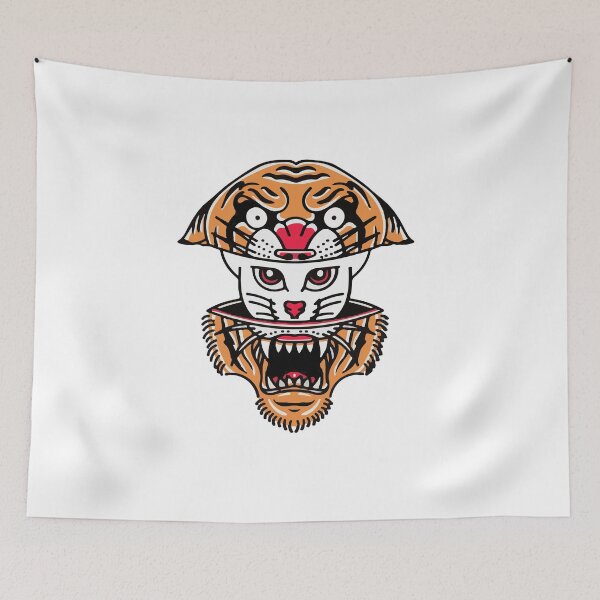 Item preview, cat vs tiger designed and sold by bhaktishendkar.