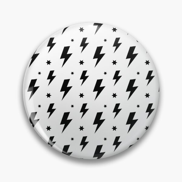 Item preview, Lightning Bolt Pattern (black/white) designed and sold by Design Minds Boutique.