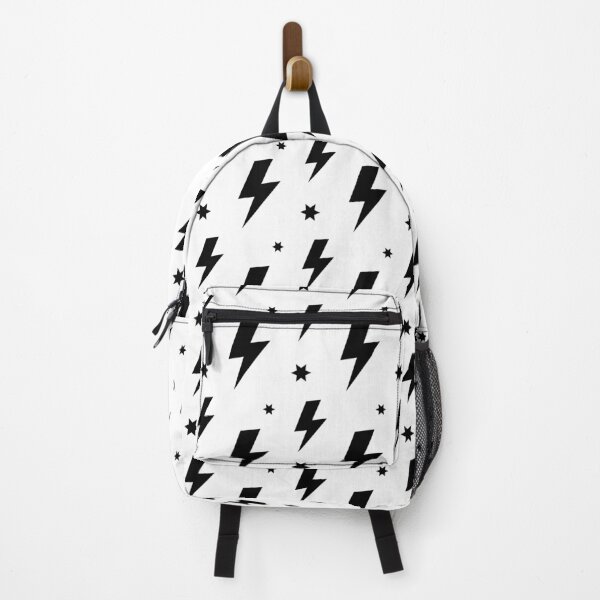 Item preview, Lightning Bolt Pattern (black/white) designed and sold by Design Minds Boutique.