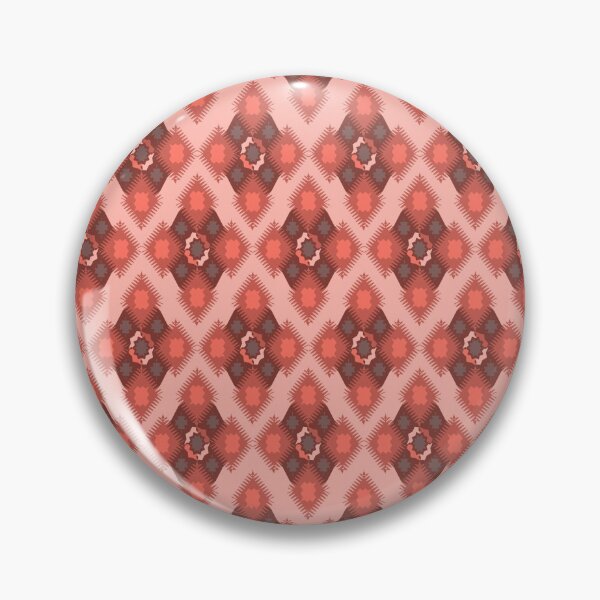 Item preview, Luxury geometric Floral texture on red earth tone background designed and sold by 26Common.