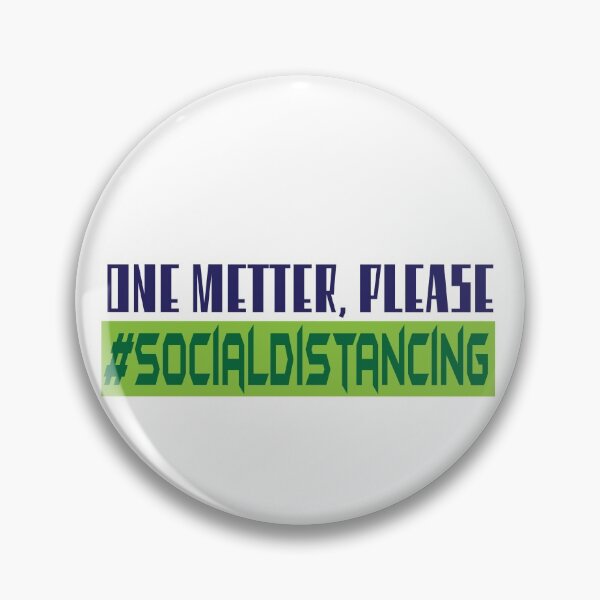 Item preview, socialdistancing metter designed and sold by NiceShirtY.