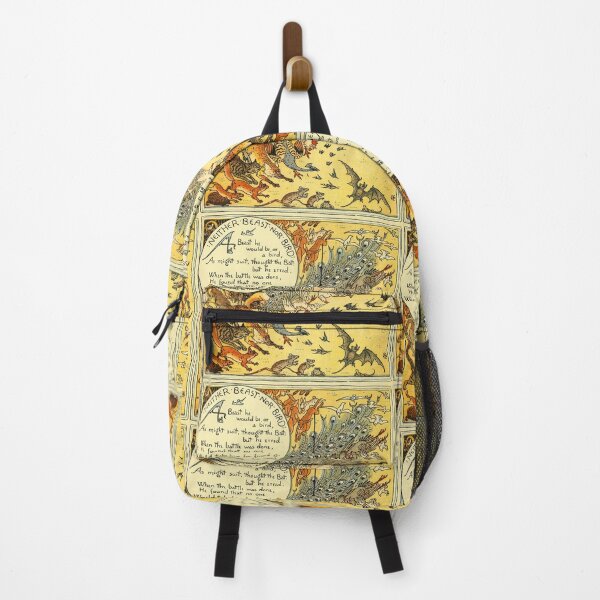 Item preview, THE BAT AND FOREST ANIMALS Art Nouveau Aesop Fables designed and sold by BulganLumini.