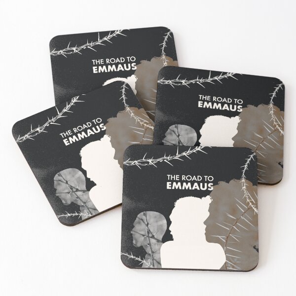 Item preview, The Road To Emmaus Easter Art - Dark Colour Scheme designed and sold by PilgrimageShop.