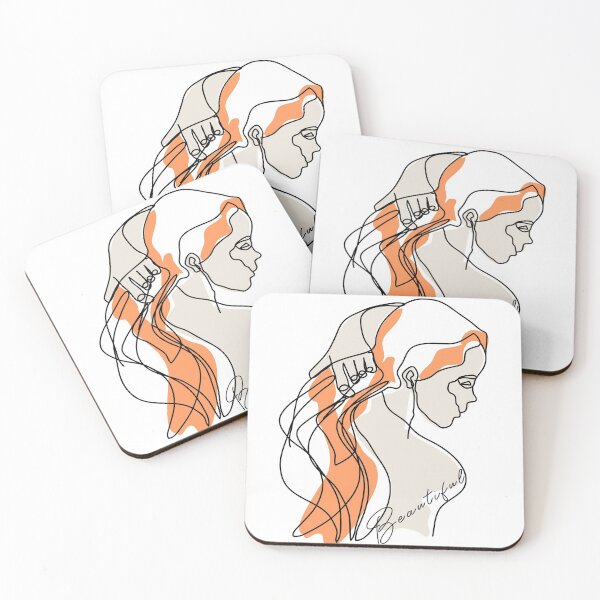 Item preview,  Beautiful - Self Love - Line art confident women designed and sold by Nora's Designs and Graphics.