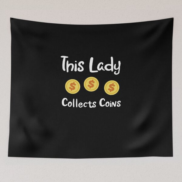 Item preview, This lady collects coins designed and sold by ElBeDesigns.