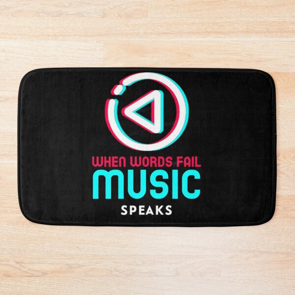 Item preview, when words fail music speaks designed and sold by sami123456.