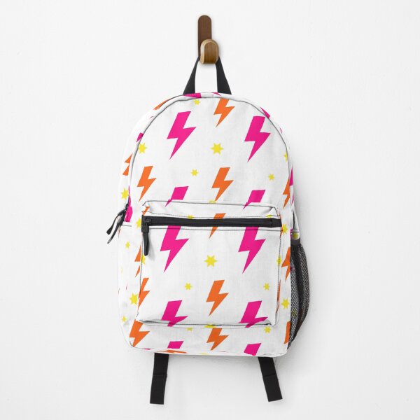 Item preview, Lightning Bolt Pattern (pink/orange/yellow/white) designed and sold by Design Minds Boutique.