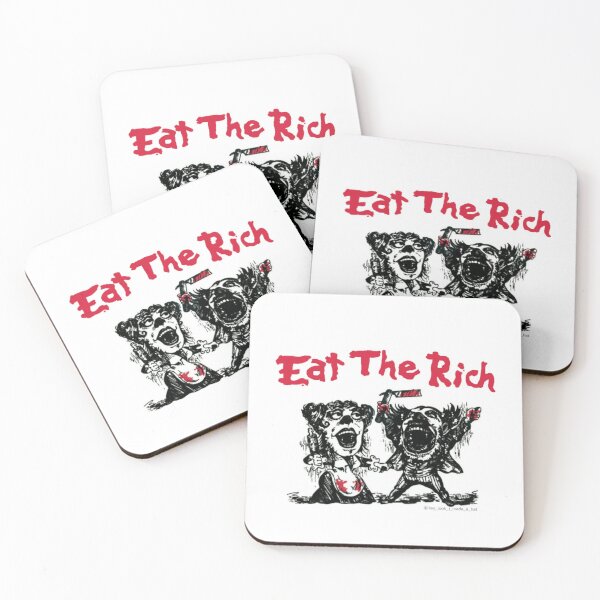 Item preview, Sweeney Todd - Eat The Rich - Sweeney Todd Broadway Playbill Sticker Anti-Capitalist designed and sold by finishingthehat.