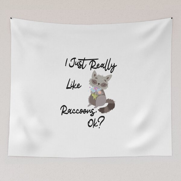 Item preview, Realmente me gustan los mapaches. designed and sold by shaakir.