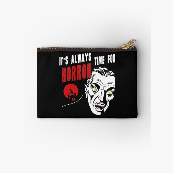 Item preview, It's Always Time For Horror Quote Horror Fan Vampire Scary Graphic designed and sold by sillyquestions.