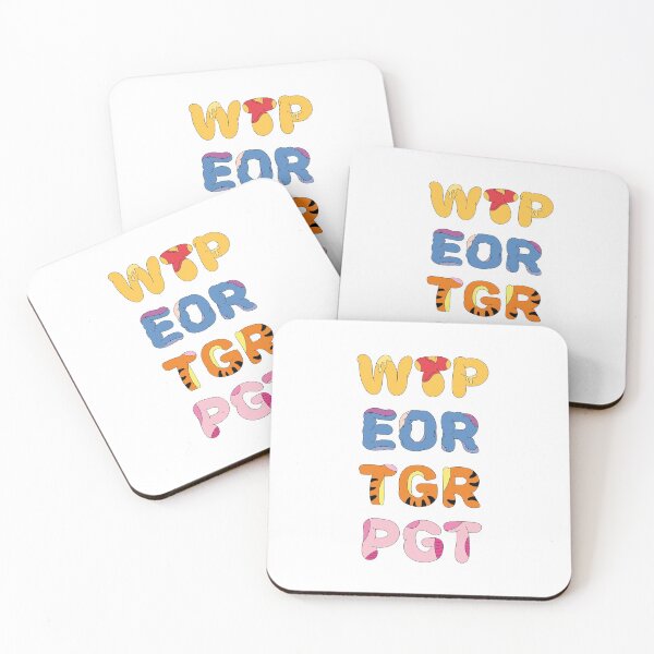 Artikelvorschau, Pooh & Pals Charakteristische Typografie entworfen und verkauft von Gareth Rowson.