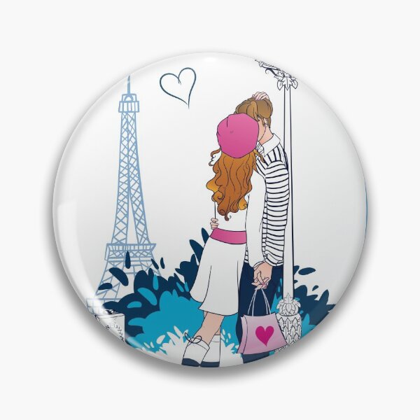 Item preview, Amoureux à Paris, lovers in Paris. designed and sold by AnneDidelot.