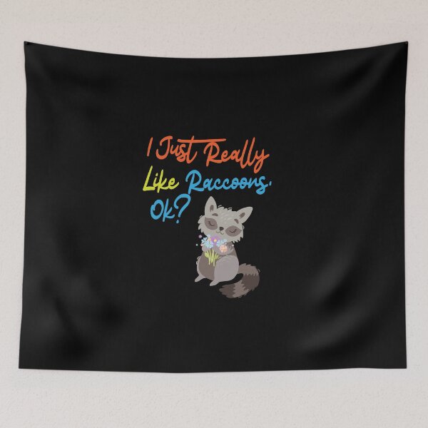 Item preview, Realmente me gustan los mapaches. designed and sold by shaakir.