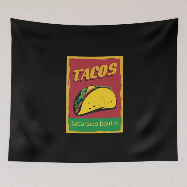 Item preview, Vintage taco tacos saying designed and sold by ElBeDesigns.