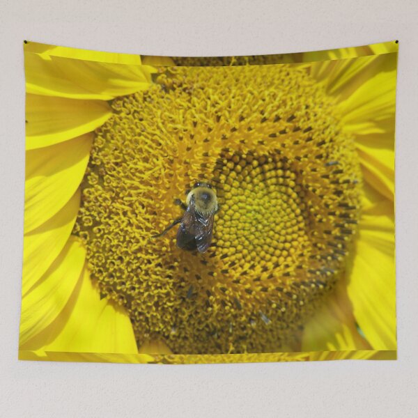 Item preview, Bee on Sunflower designed and sold by GrudleBay.
