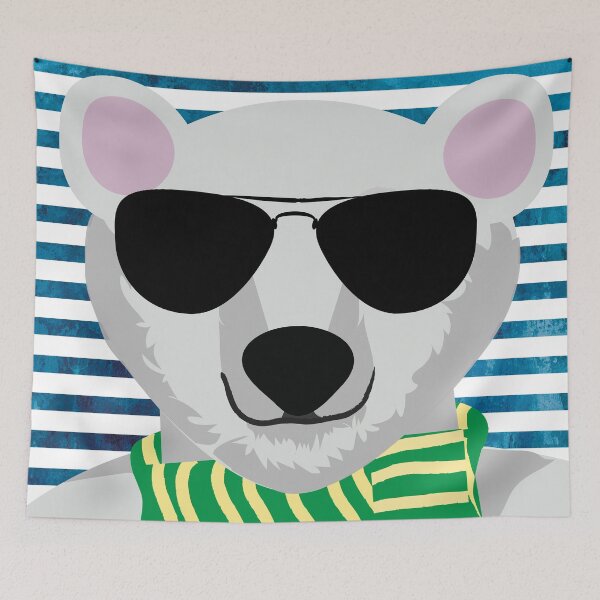 Item preview, Lovely cool white bear design designed and sold by myseptember18th.