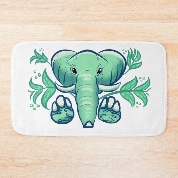 Item preview, Elephant head and Plants  designed and sold by ArkAngel04.