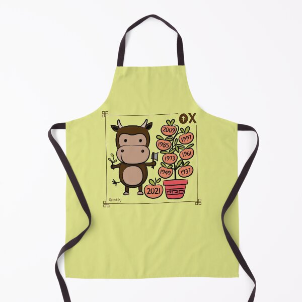 Item preview, Year of the Ox 2021 Chinese New Year Zodiac Animal designed and sold by flowtojoy.