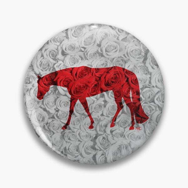 Item preview, Quarter Horse - Red Roses designed and sold by Maria Adriana Casas.