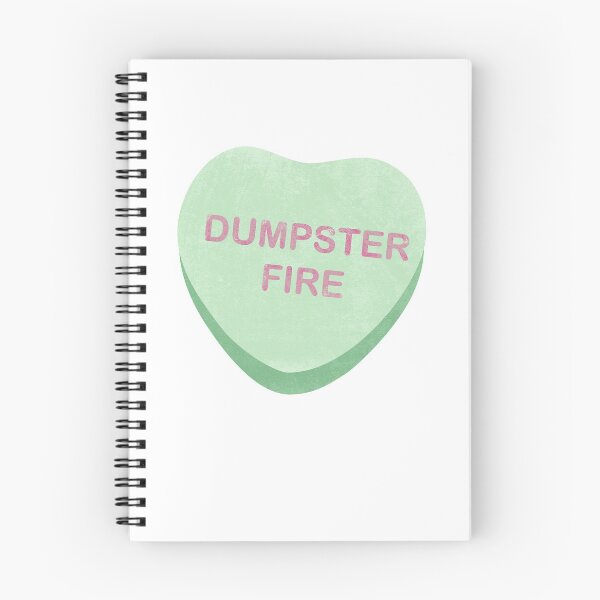 Item preview, Dumpster Fire • Rejected Candy Heart • Funny Valentine • Conversation Hearts designed and sold by ThreeLeggedDane.