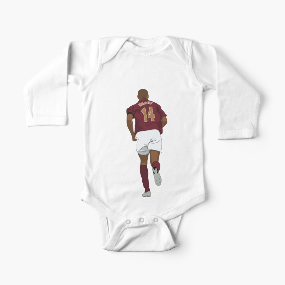 Thierry Henry Arsenal 90's Baby One-Piece for Sale by hanchaz