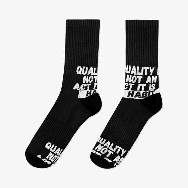 Item preview,  Quality Is Not An Act It Is A Habit designed and sold by hopeart-.