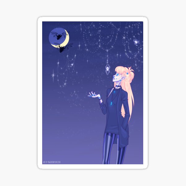 Spiderweb Stars Sticker