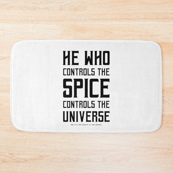 Item preview, Dune - He who controls the Spice controls the universe (Black) - designed and sold by Printerially.
