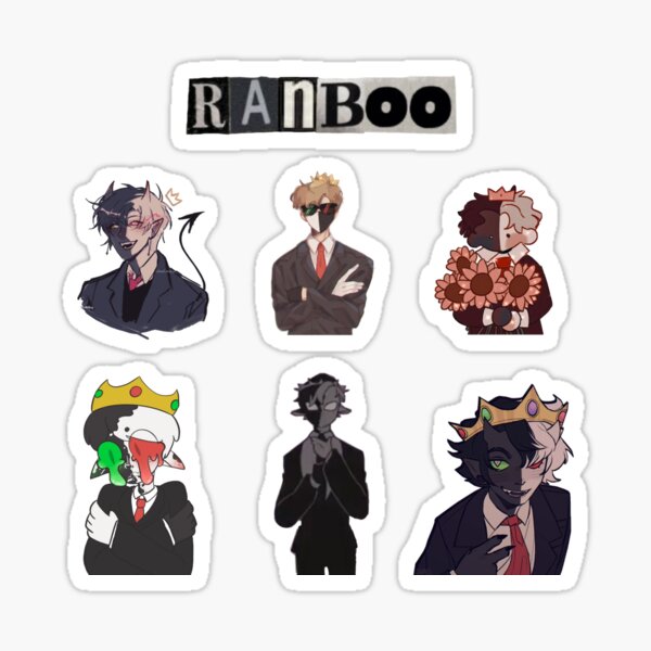 ranboo sticker pack Sticker