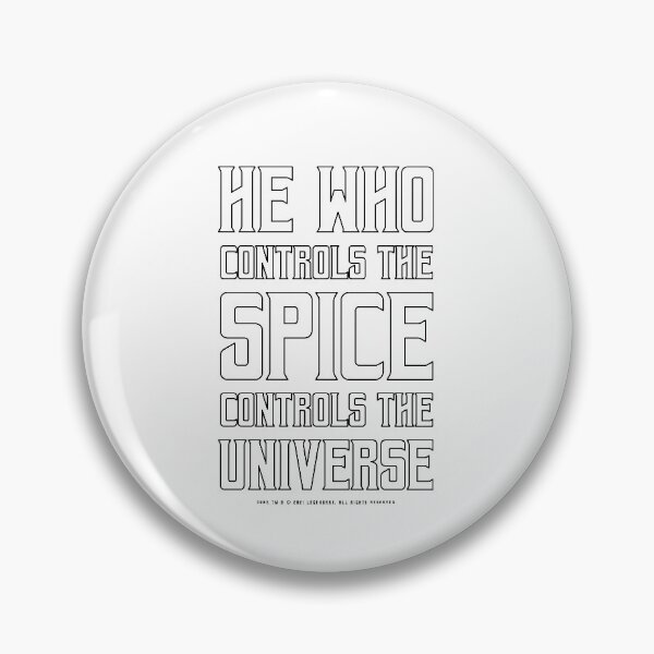 Item preview, Dune - He who controls the Spice controls the universe (Outline) - designed and sold by Printerially.