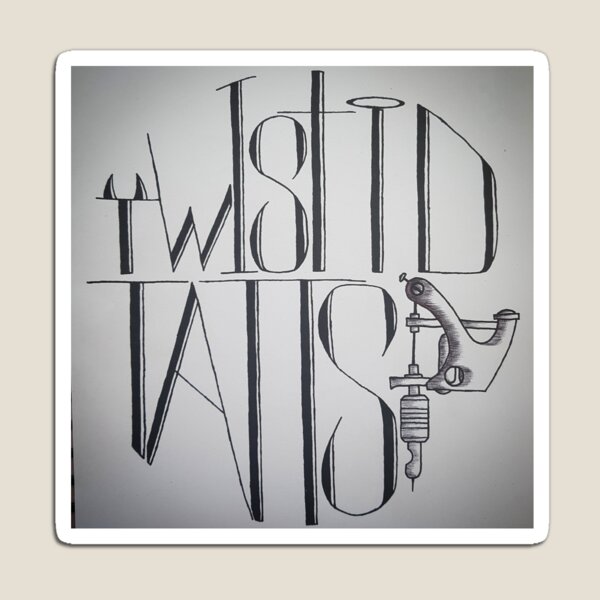 Aperçu de l'œuvre Logo Twistid Tatts créée et vendue par TwistidTatts.