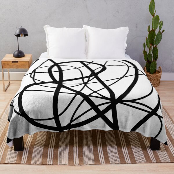 Item preview, Garabatos abstractos (negro / blanco) designed and sold by Design Minds Boutique.