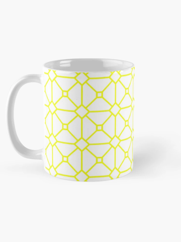 Thumbnail 5 of 6, Coffee Mug, Beautiful yellow pattern designed and sold by Designs-RZ.