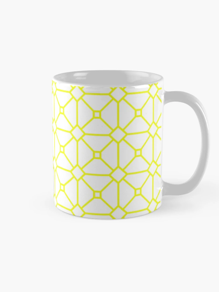 Thumbnail 3 of 6, Coffee Mug, Beautiful yellow pattern designed and sold by Designs-RZ.