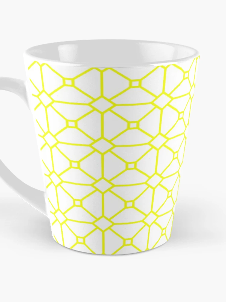 Thumbnail 3 of 4, Coffee Mug, Beautiful yellow pattern designed and sold by Designs-RZ.