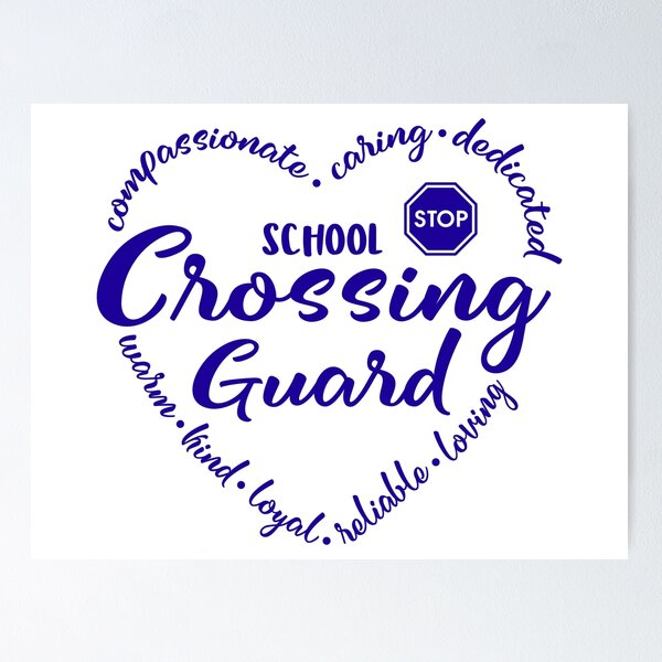 Crossing Guard Svg, School Crossing Guard Svg, Stop Sign Svg, Crosswalk  Attendant, Svg Dxf Png, Cricut, Coworker Gift Idea, School Staff Svg 