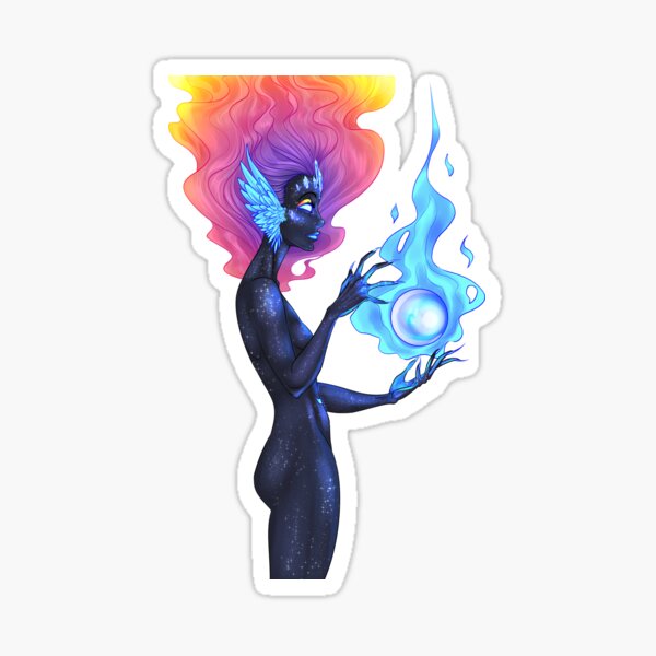 Star Girl Sticker