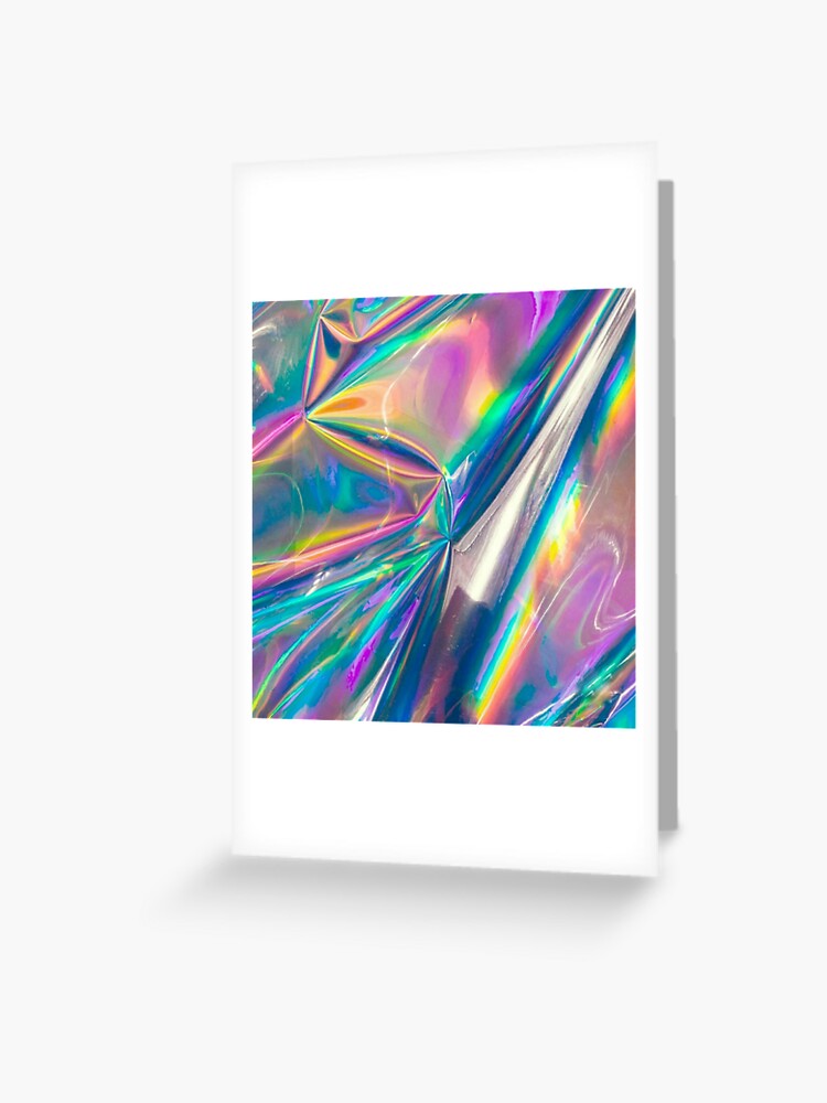 Holographic paper Greeting Card for Sale by Sweet Dreams