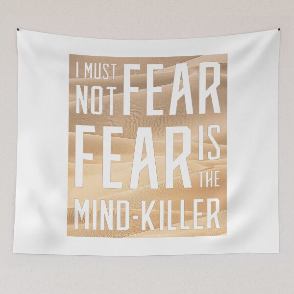 Item preview, Dune - I must not fear. Fear is the mind-killer - Inverted (Light) - designed and sold by Printerially.