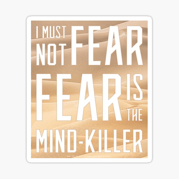 Item preview, Dune - I must not fear. Fear is the mind-killer - Inverted (Light) - designed and sold by Printerially.