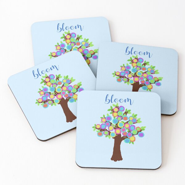 Item preview, Bright Bloom Tree in Blue designed and sold by Whoopsidoodle.
