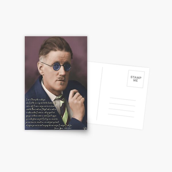 Item preview, James Joyce designed and sold by Deaglán Studio.