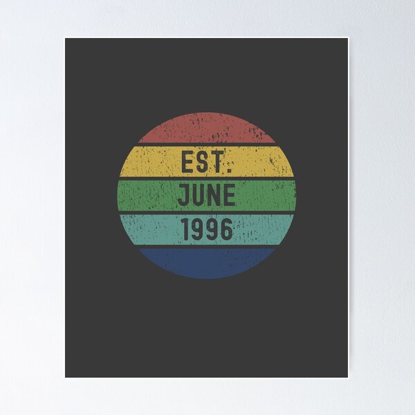 Item preview, Est. June 1996 - Vintage Retro Style Happy Birthday Gifts designed and sold by Dorkification.
