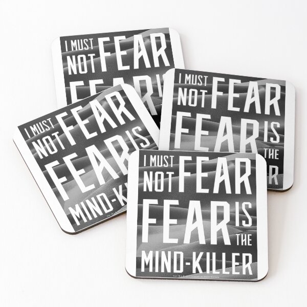 Item preview, Dune - I must not fear. Fear is the mind-killer - Inverted (Dark) - designed and sold by Printerially.