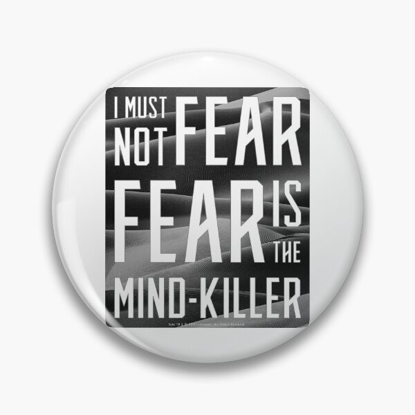 Item preview, Dune - I must not fear. Fear is the mind-killer - Inverted (Dark) - designed and sold by Printerially.