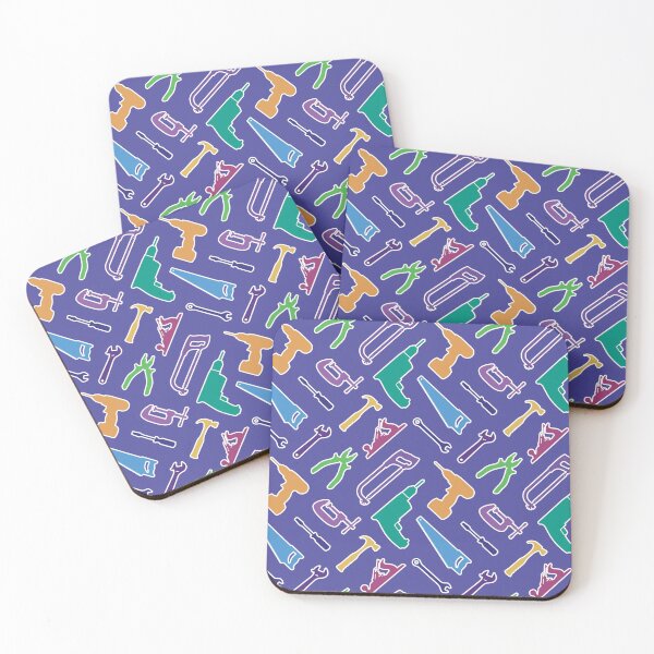 Item preview, Carpentry Tool Kit - Seamless Pattern designed and sold by Artystarty.