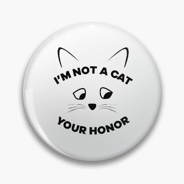 Item preview, I am not a cat your honor lawyer, Funny lawyer zoom call meme cat filter designed and sold by Eddyed.