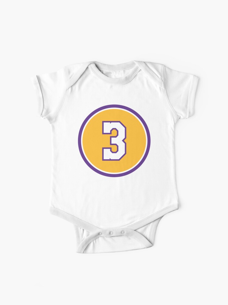  Anthony Davis Los Angeles Lakers #3 Infants Toddler